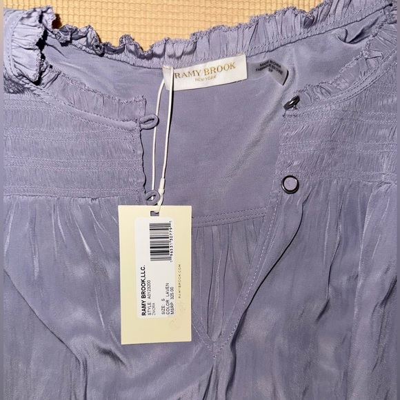 RAMY BROOK Zmora Ruffled Blouse small - Picture 4 of 5